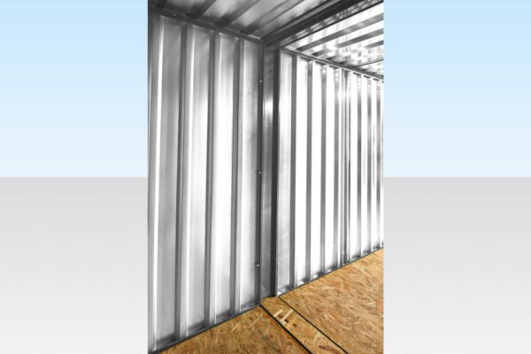6M X 2.1M End Linked Flat Packed Container Bundle (Galvanised) - Image 4